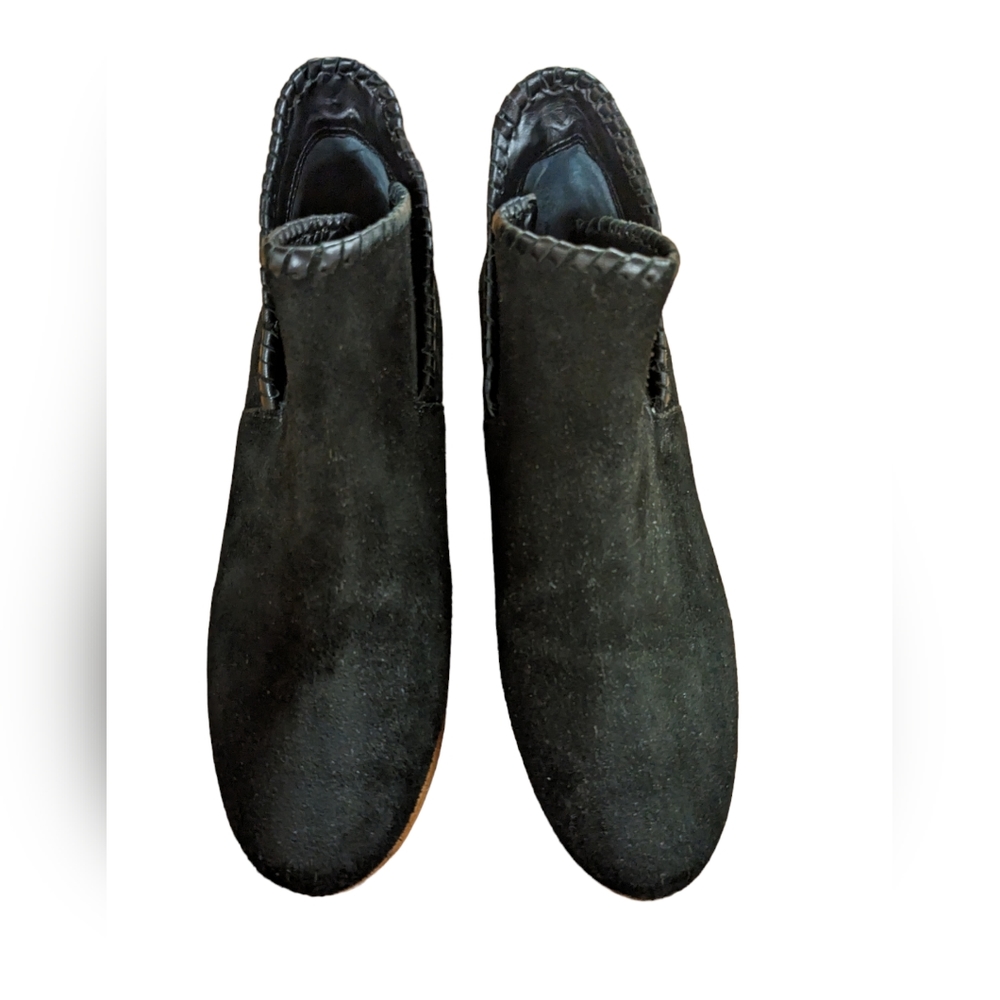 Jack Rogers Sadie Black Suede Booties Size 8 - Picture 6 of 14